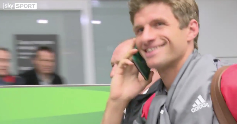 Illustration for article titled Sorry, Thomas Müller Can't Talk Right Now